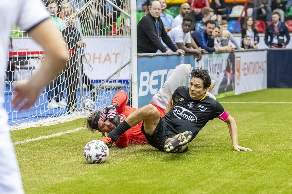 Jari Litmanen - here playing in a football veterans match